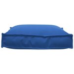 vidaXL Coussin pour assise de palette Bleu royal 70 x 70 x 12 cm