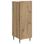 vidaXL Buffet Chêne artisanal 34 5 x 33 x 92 cm Bois d'ingénierie