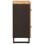 vidaXL Meuble d'appoint Marron 60 x 33 x 75 cm Bois de mangue massif