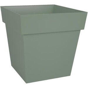 Pot de Fleur Carré 39 cm - 38 L - 39 x 39 x 39 cm - Vert laurier