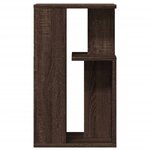 vidaXL Table d'appoint chêne marron 35x35x60 cm bois d'ingénierie