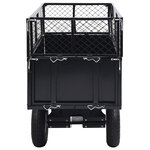 vidaXL Remorque basculante pour tondeuse de pelouse Charge de 150 kg