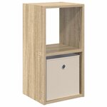 vidaXL Table de chevet avec tiroir Chêne Sonoma 30 5 x 27 x 59 5 cm