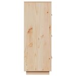 vidaXL Buffet haut 67x40x108 5 cm Bois massif de pin