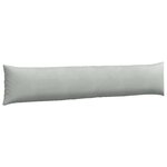 vidaXL Coussins de canapé 2 Pièces Gris clair 200 x 40 cm