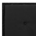 Vidaxl coussin de banc de jardin noir et gris 150 x 50 x 3 cm