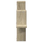vidaXL Étagère murale chêne sonoma 104 5x10x43 cm bois d'ingénierie