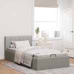 vidaXL Cadre de lit à rangement hydraulique sans matelas 100x200 cm