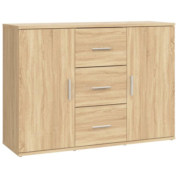 vidaXL Buffet chêne sonoma 91x29 5x65 cm bois d'ingénierie