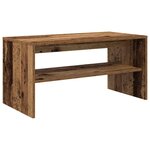 vidaXL Meuble TV vieux bois 80x40x40 cm bois d'ingénierie