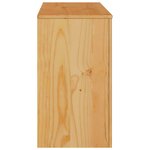 vidaXL Buffet Drammen Chêne 114 x 43 x 75.5 cm Bois de pin massif