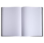 Registre 390x255 Quadrillé 600 Pages Foliotées - Noir Toilé - Le Dauphin