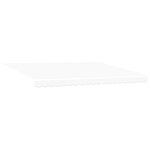 vidaXL Auvent rétractable Blanc 450 × 350 cm Tissu et Aluminium