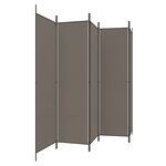 vidaXL Cloison de séparation 5 panneaux Anthracite 250x220 cm Tissu