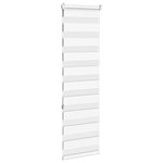 vidaXL Store zèbre blanc 40x150 cm largeur du tissu 35 9 cm polyester