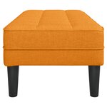Banc vidaXL Jaune foncé 113x57x39 cm en tissu