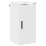 vidaXL Cabinet de salle de bain Montage mural Blanc 30 x 31 5 x 61 cm