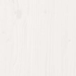 vidaXL Chaises de jardin lot de 2 blanc 60x64x70 5 cm bois massif pin