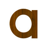 Numéro A- Numéro adhésif pour boîtes aux lettres- Vinyle épais texturé  38 mm  Bois Miel