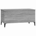 vidaXL Table basse Sonoma gris 90x44 5x45 cm Bois d'ingénierie