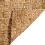 vidaXL Tapis Beige 200 x 200 cm Jute
