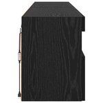 vidaXL Meubles TV muraux 2 Pièces Chêne noir 80 x 30 x 40 cm