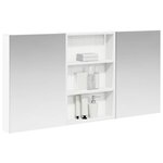 vidaXL Ensemble de Meubles de Salle de Bain 3 Pièces 120 x 10 5 x 60 5 cm