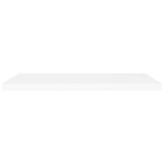 vidaXL Étagères murales flottantes 4 Pièces blanc 90x23 5x3 8 cm MDF