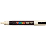 Marqueur pointe conique moyenne pc5m 1 8 - 2 5mm ivoire x 12 POSCA