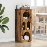 vidaXL Buffet Bois ancien 40 x 35 x 100.5 cm Bois d'ingénierie