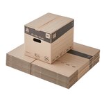 Pack and Move - Lot 240 croisillons de calage déménagement avec carton - 40 x 30 x 30 cm - Pour verres et bouteilles - Carton renforcé