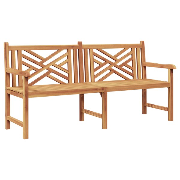 vidaXL Banc de jardin Marron 228 x 60 x 90 cm Bois de teck solide