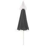 vidaXL Parasol de plage Anthracite 240 cm