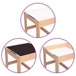 vidaXL Table pour enfants avec 2 chaises MDF