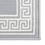 vidaXL Tapis BCF Gris avec motif 80x300 cm