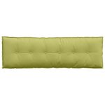 vidaXL Coussin de Dos Vert clair 160 x 19 x 50 cm tissu