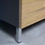 Germania Armoire plancher sous-lavabo GW-Mauresa 34x80x56 cm Graphite