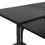 vidaXL Meuble TV Chêne noir 102 x 35 x 45 5 cm