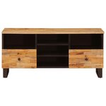 vidaXL Meuble TV Corona Marron 100 x 33 x 46 cm Bois de mangue massif