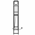 vidaXL Headboard de Rangement avec Station de Charge Sonoma gris 75 cm