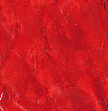 Plumes Ébouriffées Rouge 10g (grand paquet)