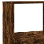 vidaXL Bibliothèque chêne fumé 100x33x175 cm bois d'ingénierie