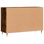 vidaXL Buffet chêne fumé 103 5x35x70 cm bois d'ingénierie