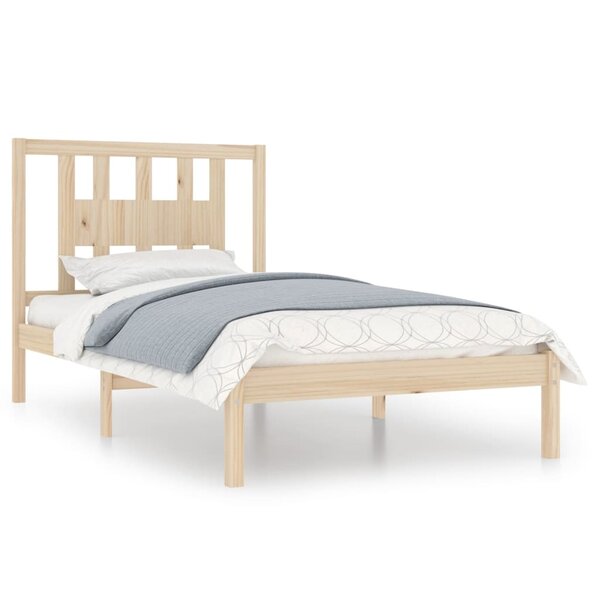 vidaXL Cadre de lit sans matelas bois massif 100x200 cm