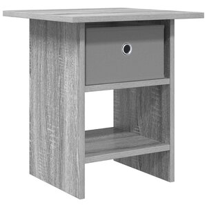 vidaXL Table de chevet Gris Sonoma 41 x 40 x 45 cm Bois d'ingénierie