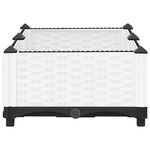 vidaXL Lit surélevé 80x40x23 cm Polypropylène