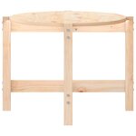 vidaXL Table basse 118x63x45 cm Bois massif de pin