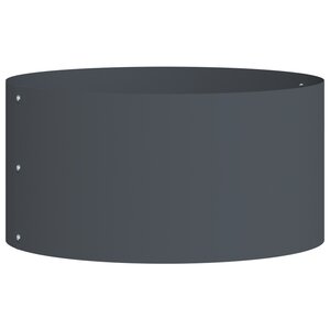 vidaXL Pot en métal anthracite Anthracite Métal 40 cm de diamètre