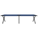 vidaXL Lit de camping pliant Bleu Tissu Oxford