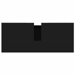 vidaXL Armoire de salle de bain noir 80x33x60 cm bois d'ingénierie